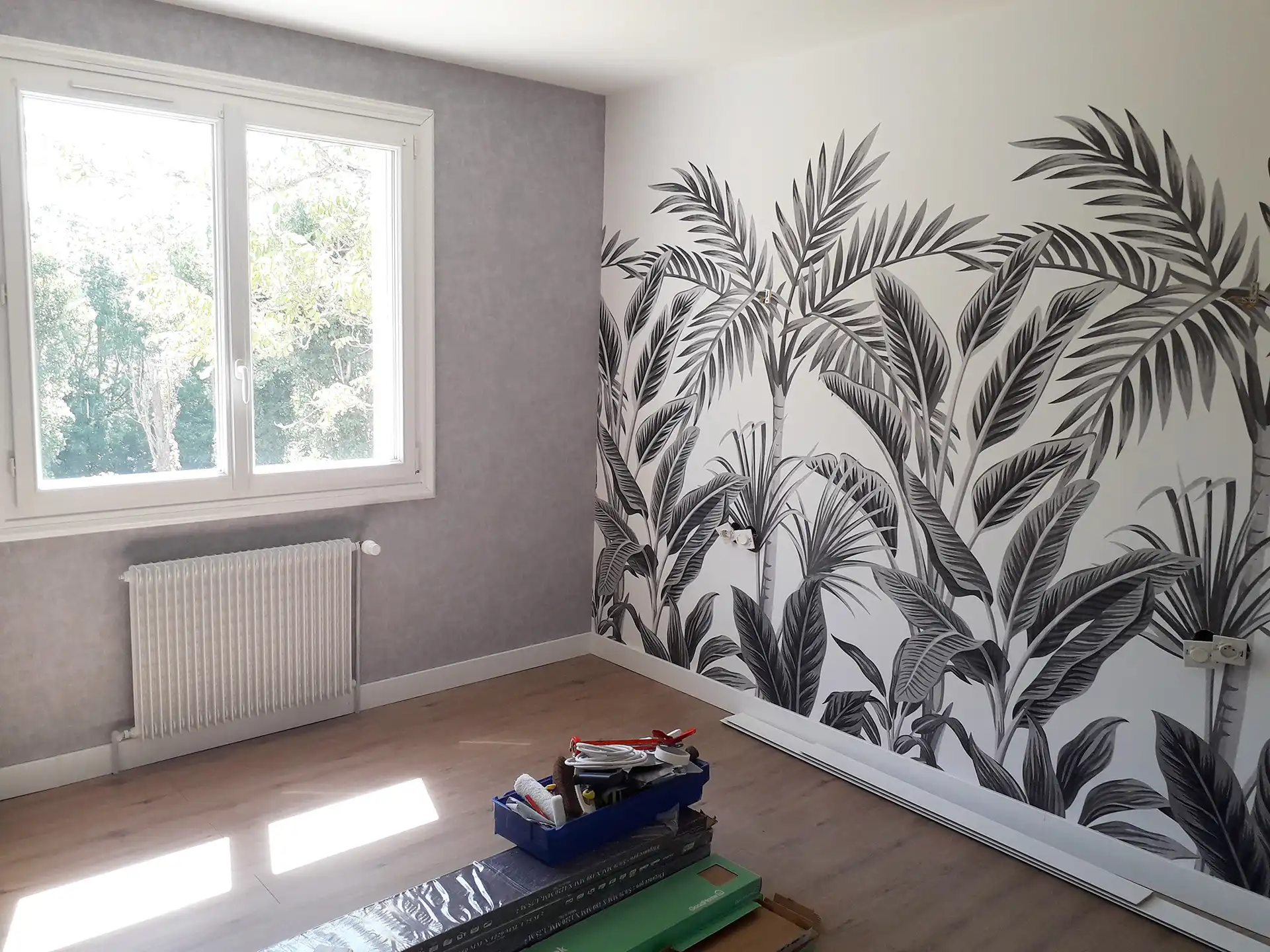Réalisation de peinture intérieur à Cholet par Ramboz le peintre