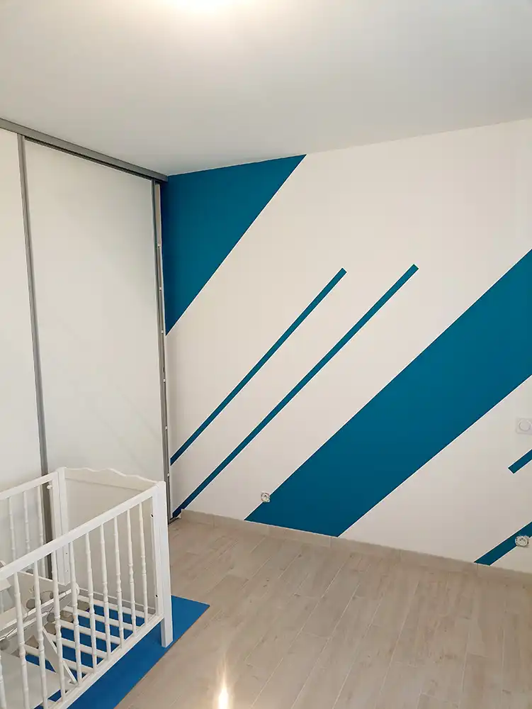 Réalisation de peinture intérieur à Cholet par Ramboz le peintre